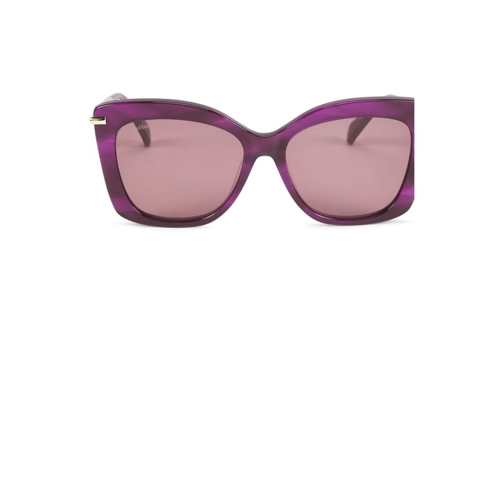 Brand New MaxMara Sunglasses Stylish Purple SemiMetal - 00000004